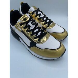 Mazino Spinel-035 Mens Fashion Sneakers Gold White Black Size 15 JMS2182103S